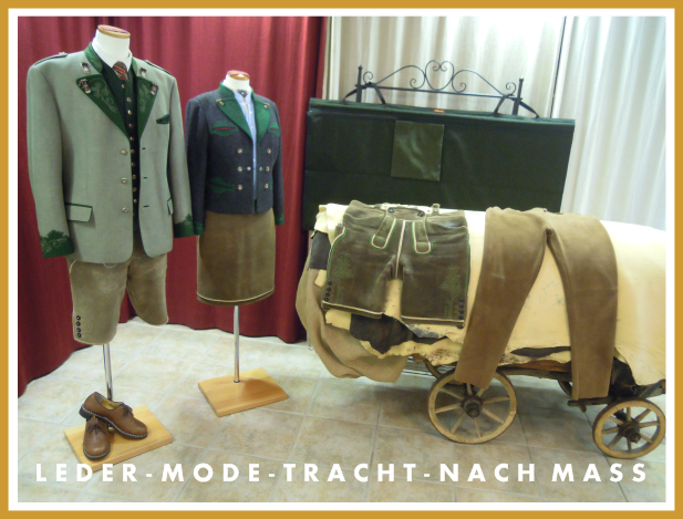 NAHSTUBM NUSSBAUMER - LEDER MODE TRACHT NACH MASS